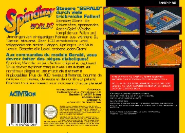 Spindizzy Worlds (Europe) box cover back